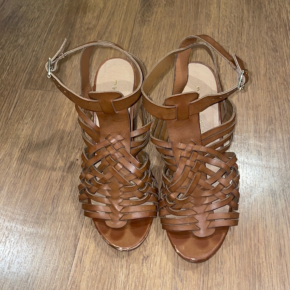 Madden girl woven block heels